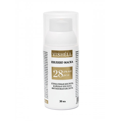 Пилинг-маска №28 с гликолевой, фитиновой, койевой кислотами 27% Acid ph 3.2 30мл